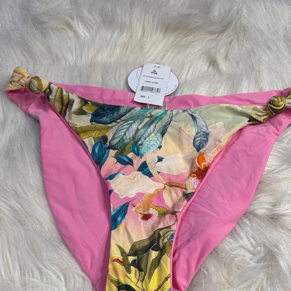 PQ swim reversible knot bottomTropical printSize large